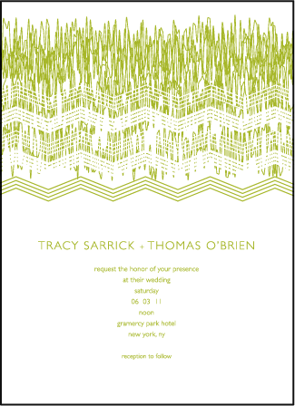 Fields Letterpress Invitation Design Medium