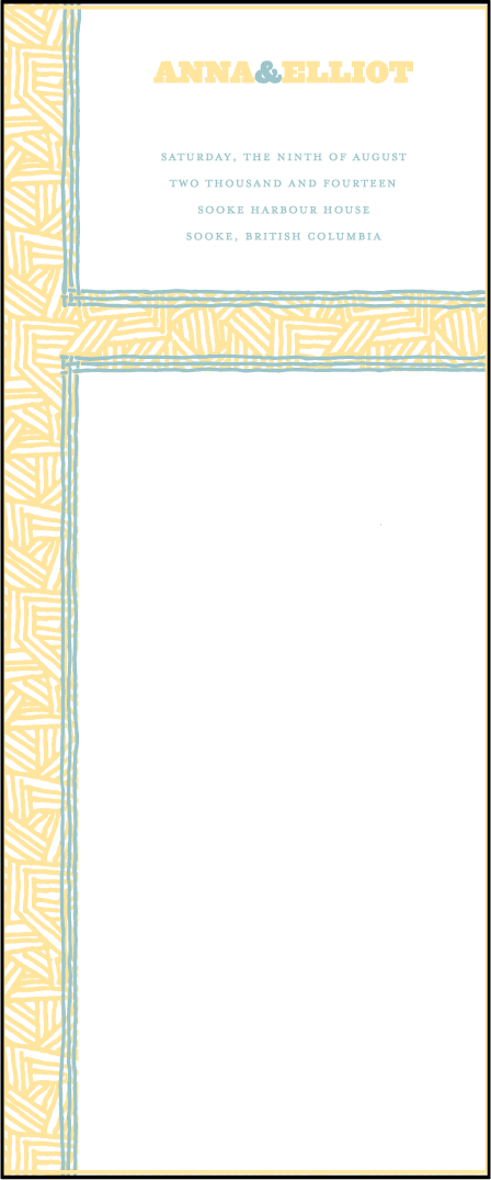 Fieno Letterpress Program Tea Design Medium