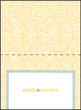 Fieno Letterpress Thank You Card Fold Design Medium