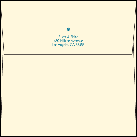 Fig Letterpress Envelope Design Medium