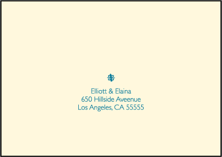 Fig Letterpress Reply Envelope Design Medium