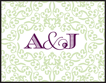 Filigree Letterpress Stamp Design Medium