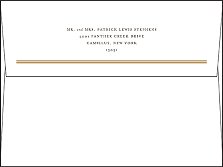 Fitzgerald Letterpress Envelope Design Medium
