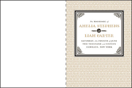 Fitzgerald Letterpress Program Design Medium