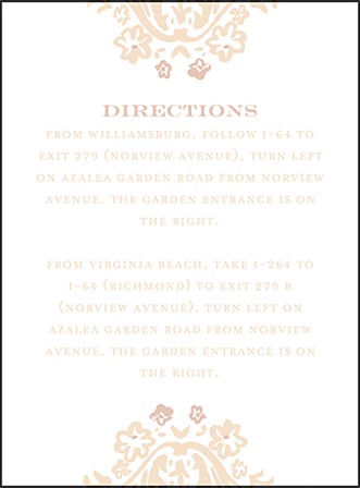 Fleur Letterpress Direction Design Medium