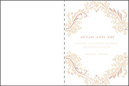 Fleur Letterpress Program Design Medium