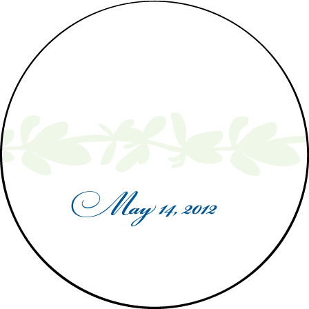 Flora Letterpress Coaster Design Medium