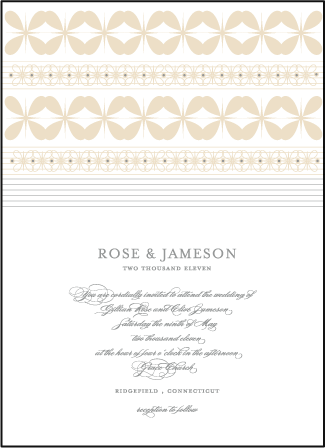 Florosa Letterpress Invitation Design Medium