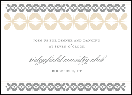Florosa Letterpress Reception Design Medium