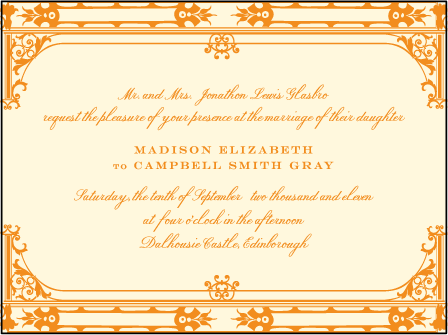 Fontaine Letterpress Invitation Design Medium
