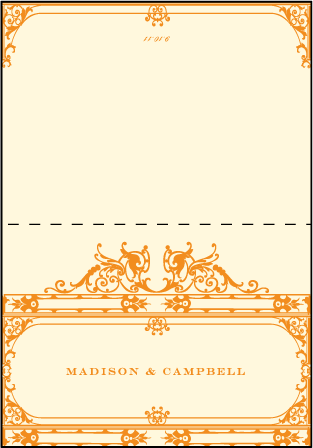 Fontaine Letterpress Thank You Card Fold Design Medium
