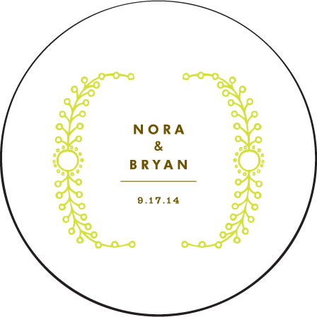 Garden Vine Letterpress Coaster Design Medium