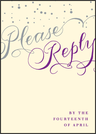 Gilded Romance Letterpress Reply Design Medium