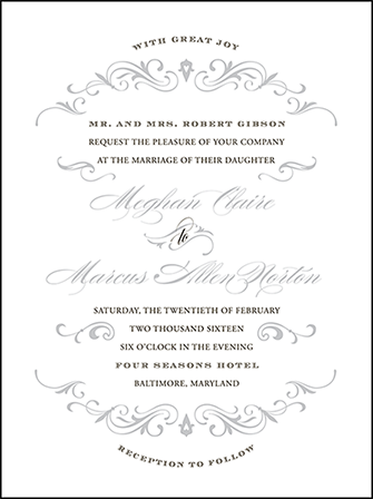Gilford Letterpress Invitation Design Medium
