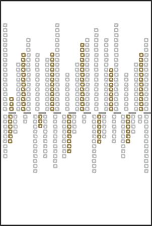 Glitterati Letterpress Placecard Fold Design Medium