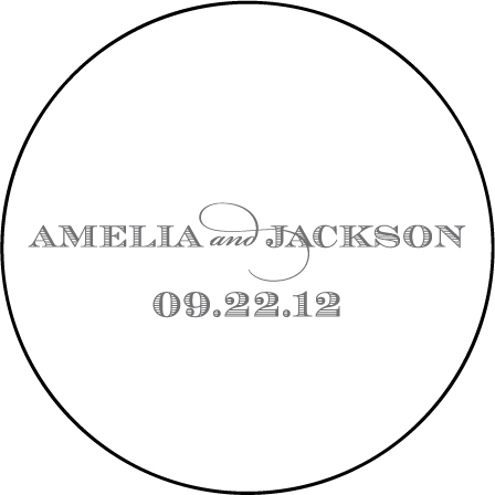 Gracelyn Vintage Letterpress Coaster Design Medium