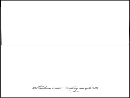 Gracelyn Vintage Letterpress Envelope Design Medium