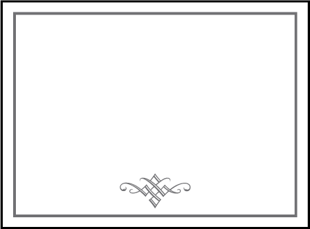 Gracelyn Vintage Letterpress Placecard Flat Design Medium