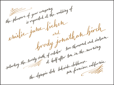 Gracieux Letterpress Invitation Design Medium
