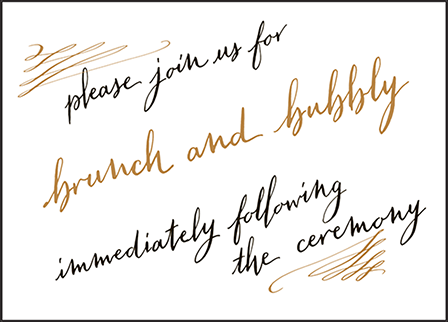 Gracieux Letterpress Reception Design Medium