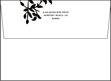 Gramercy Letterpress Envelope Design Medium