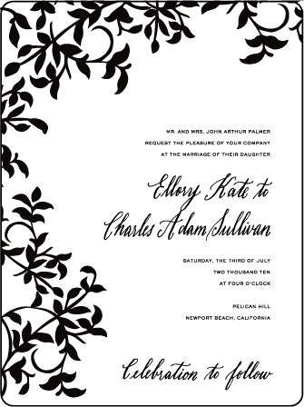 Gramercy Letterpress Invitation Design Medium