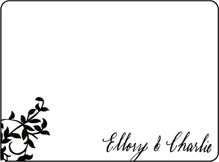 Gramercy Letterpress Thank You Card Flat Design Medium
