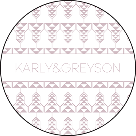 Greyson Letterpress Coaster Design Medium