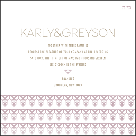 Greyson Letterpress Invitation Design Medium