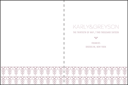 Greyson Letterpress Program Design Medium