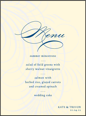 Guild Letterpress Menu Design Medium