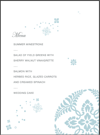 Hana Letterpress Menu Design Medium