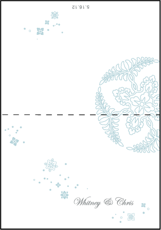 Hana Letterpress Thank You Card Fold Design Medium
