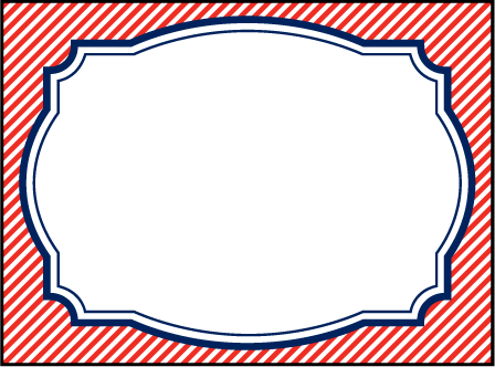 Harbor Beach Letterpress Placecard Flat Design Medium