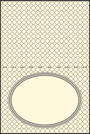 Harlow Letterpress Placecard Fold Design Medium