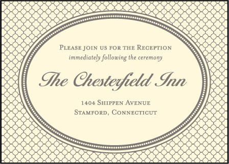 Harlow Letterpress Reception Design Medium