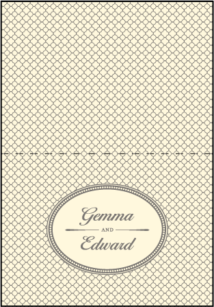 Harlow Letterpress Thank You Card Fold Design Medium