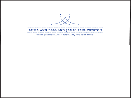 Harp Letterpress Envelope Design Medium
