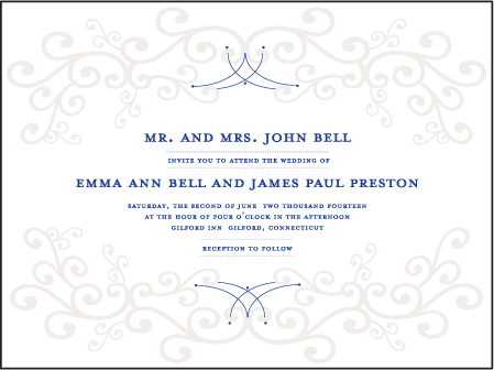 Harp Letterpress Invitation Design Medium