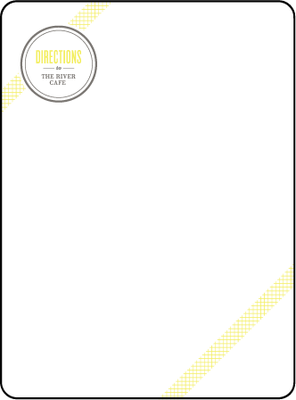 Harper Letterpress Direction Design Medium