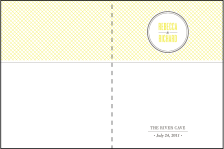 Harper Letterpress Program Design Medium