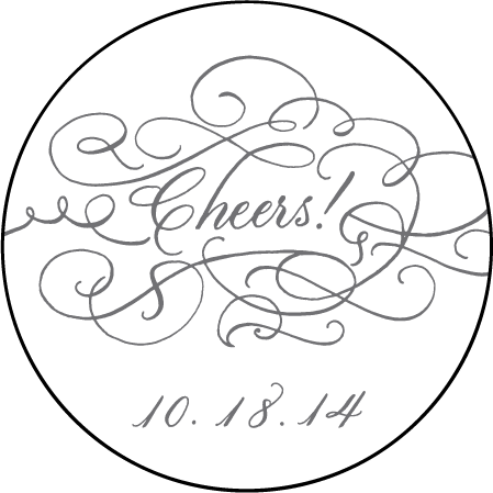 Hayes Calligraphy Letterpress Coaster Design Medium
