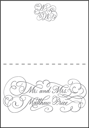 Hayes Calligraphy Letterpress Thank You Card Fold Design Medium