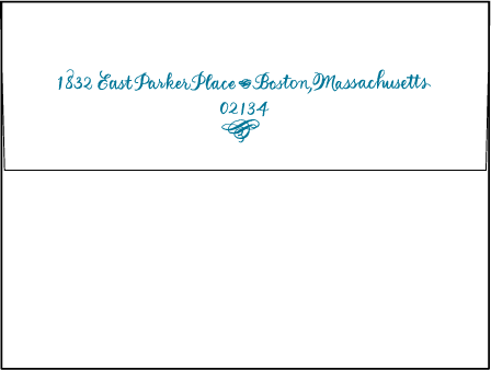Helena Letterpress Envelope Design Medium