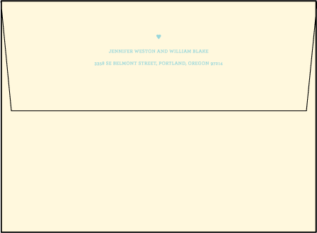 Herald Letterpress Envelope Design Medium
