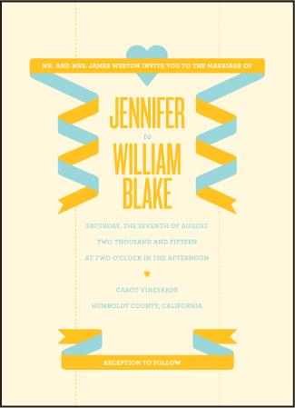 Herald Letterpress Invitation Design Medium
