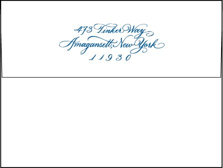Honoured Guest Letterpress Envelope Design Medium