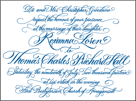 Honoured Guest Letterpress Invitation Design Medium