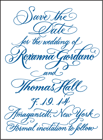 Honoured Guest Letterpress Save The Date Design Medium