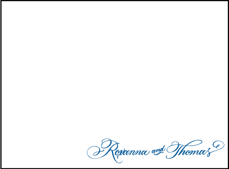 Honoured Guest Letterpress Thank You Card Flat Design Medium